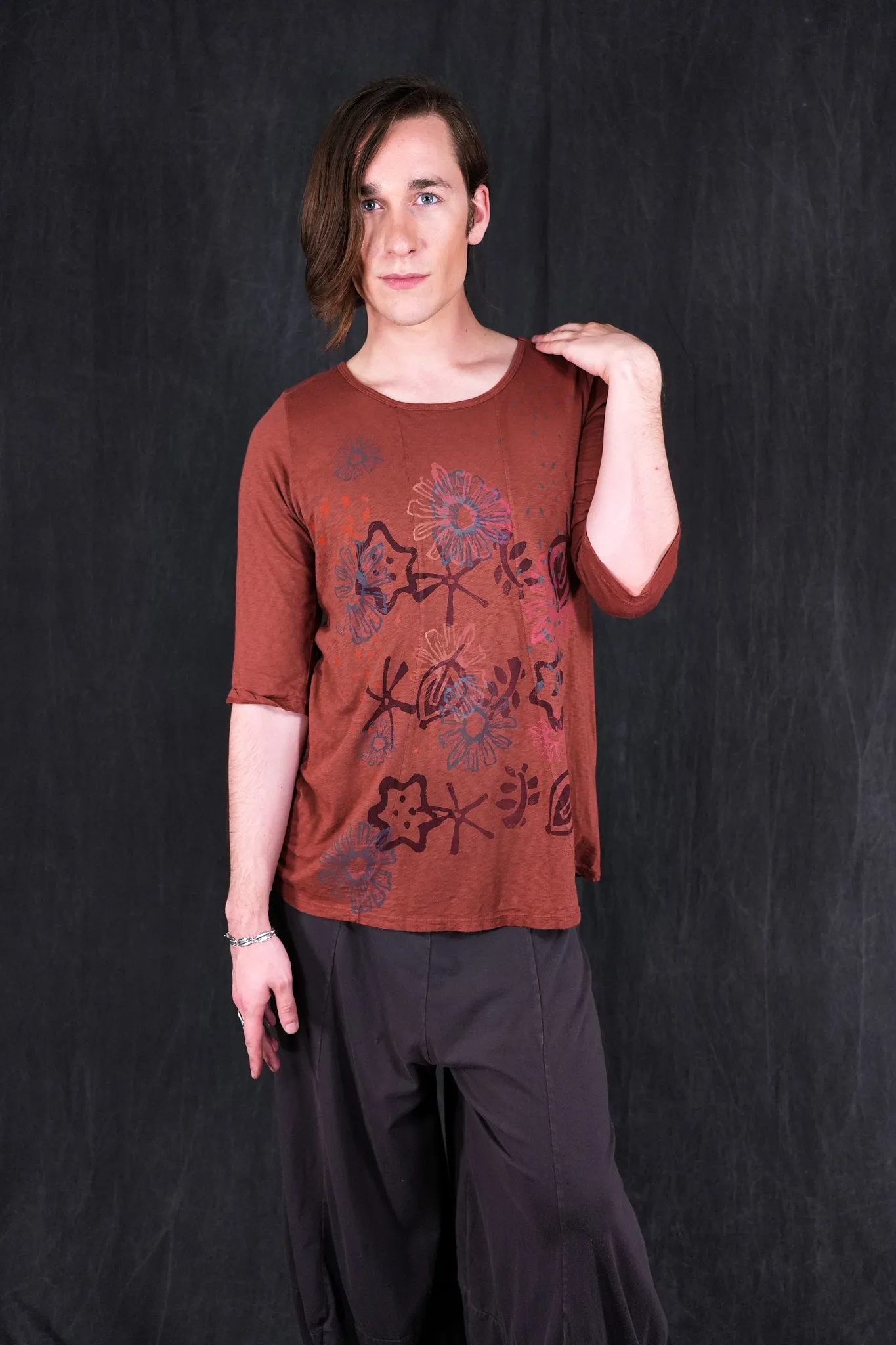 1207-2 New Hope Tee Henna-P