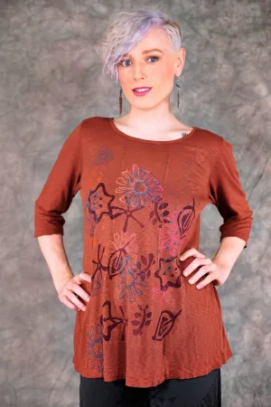 1207-2 New Hope Tee Henna-P