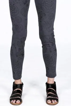 3101 Lightweight Organic Legging Arrowhead Flowers Print-P