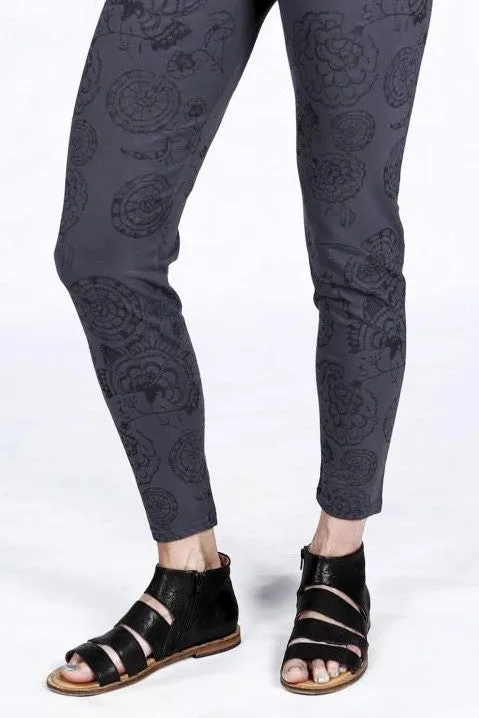 3101 Lightweight Organic Legging Arrowhead Flowers Print-P