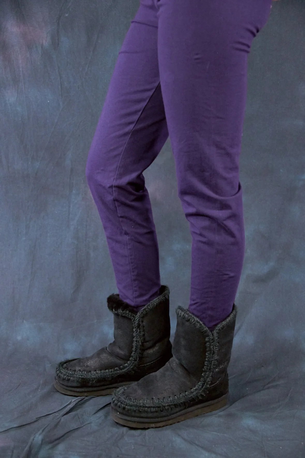 3136 Heavyweight Legging Purple-U