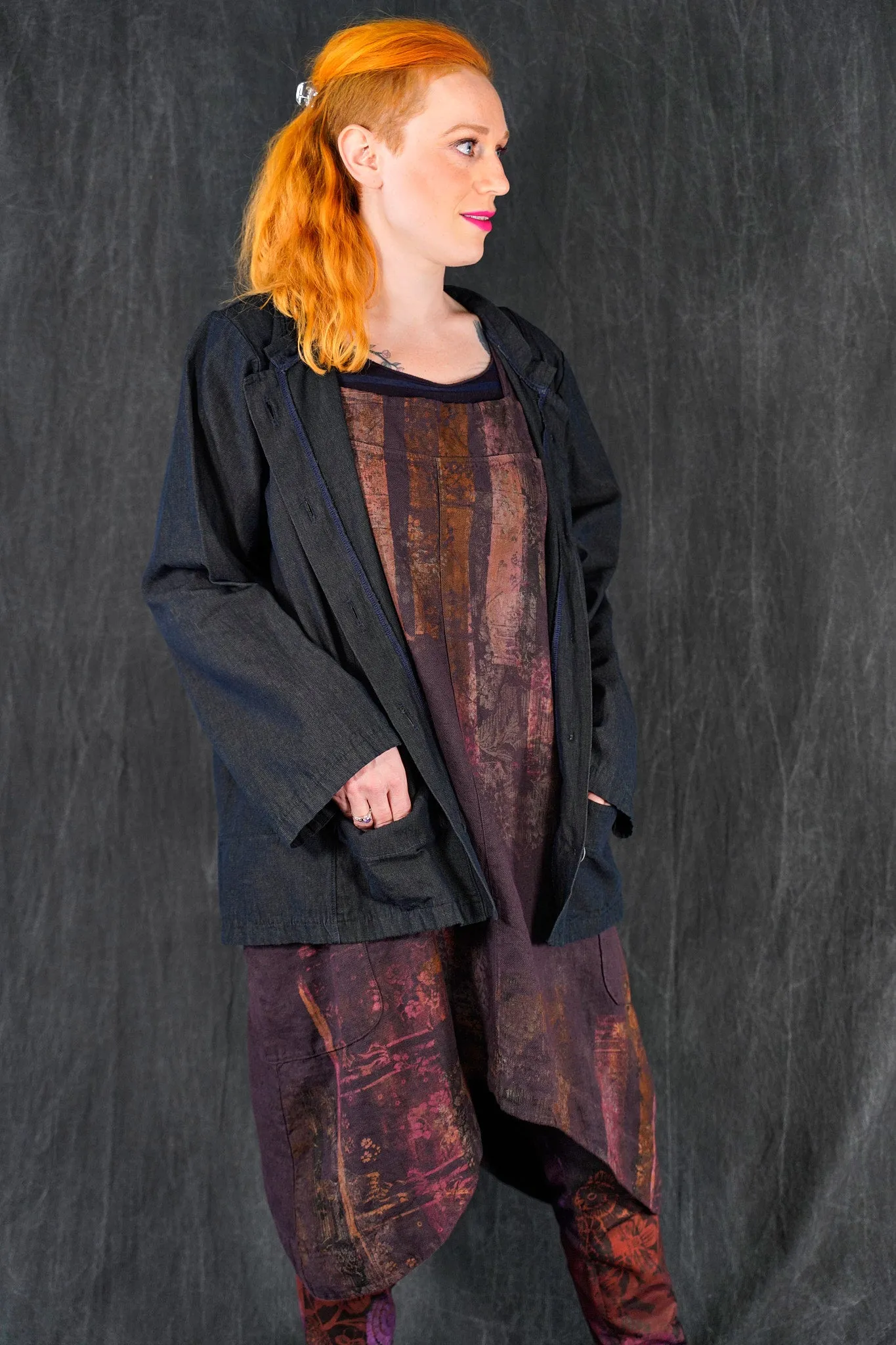 5277 Denim Jacket Black Cargo-U