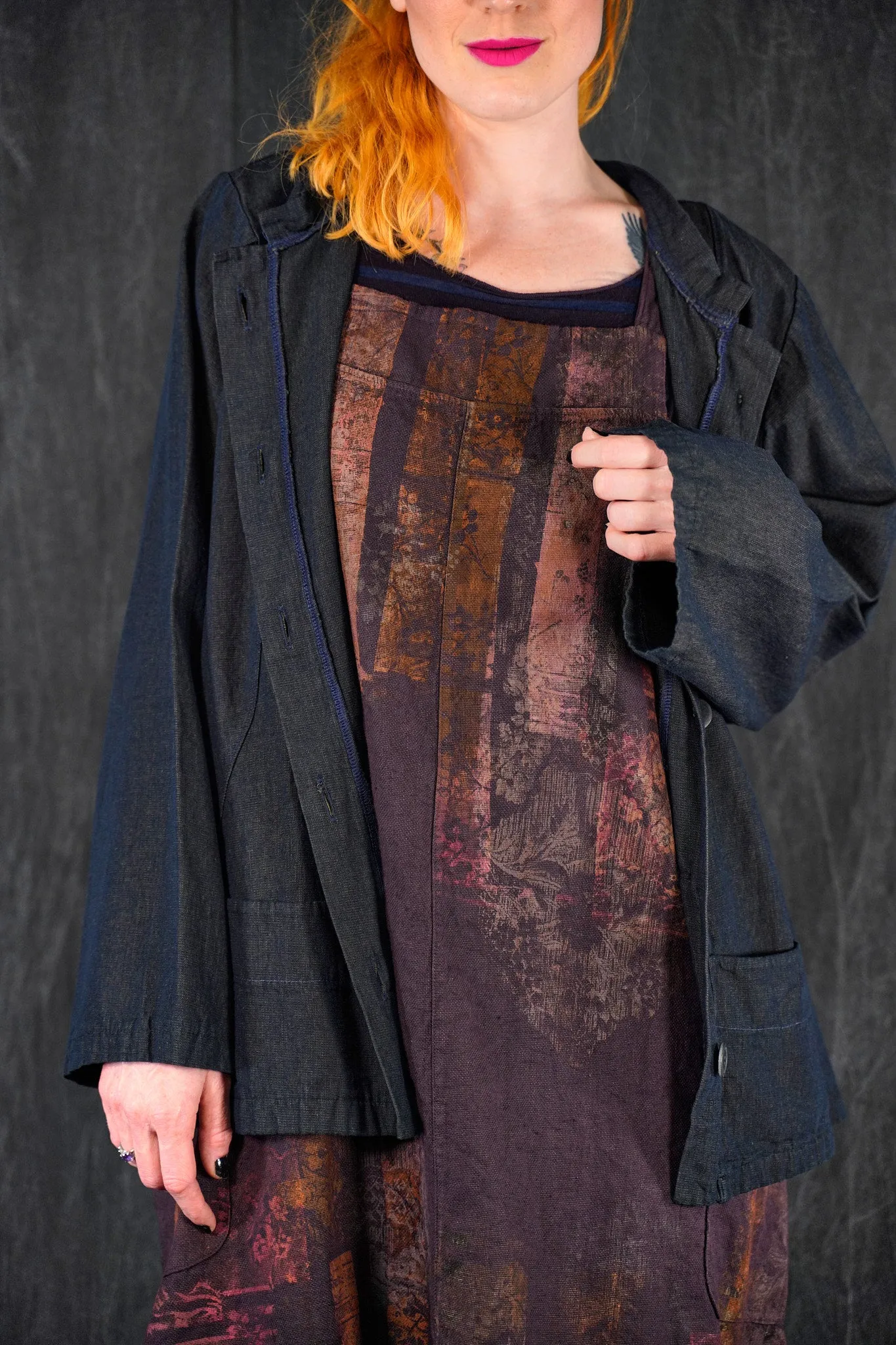 5277 Denim Jacket Black Cargo-U
