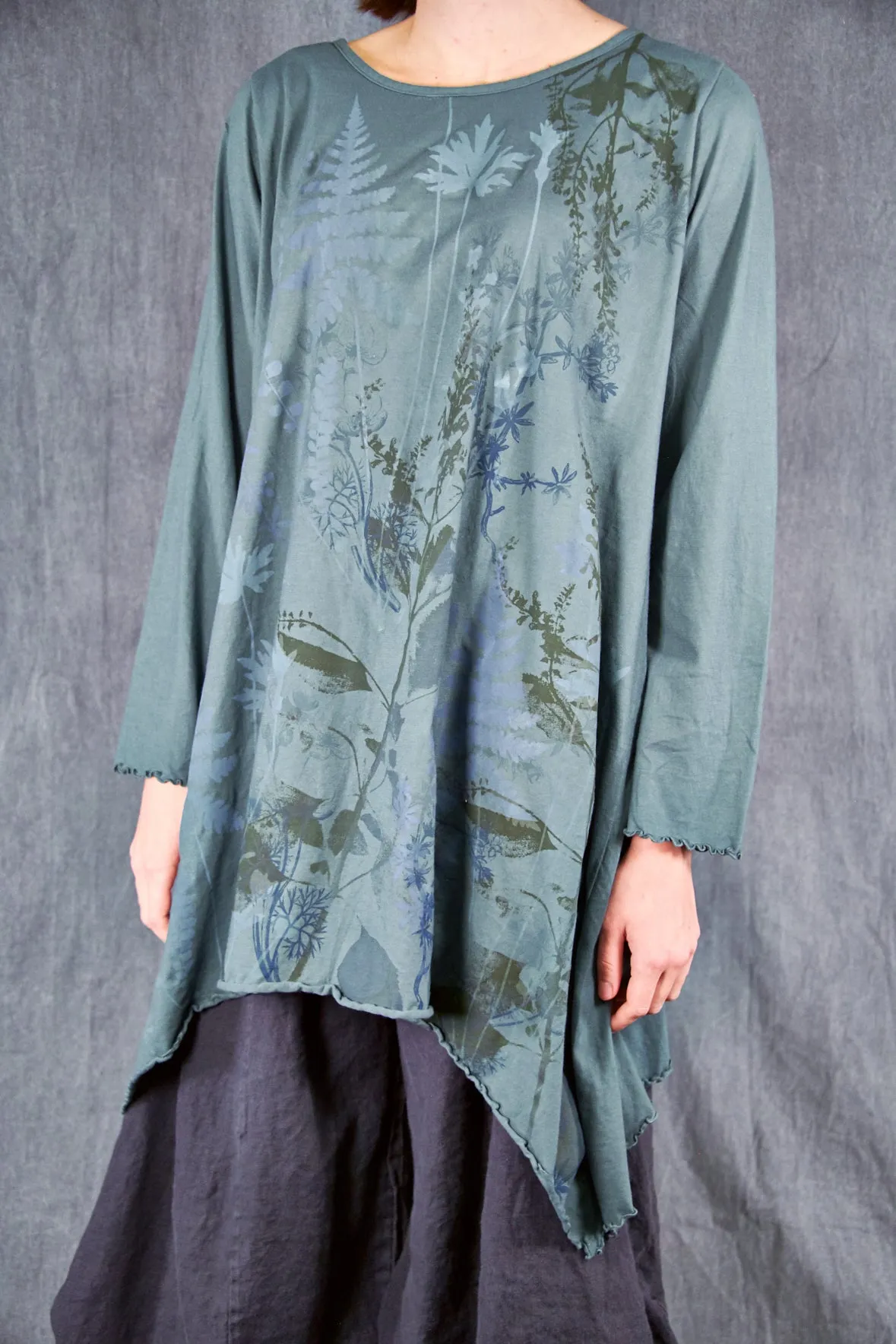 7228 Swing Dress Spruce-Meadow Flower