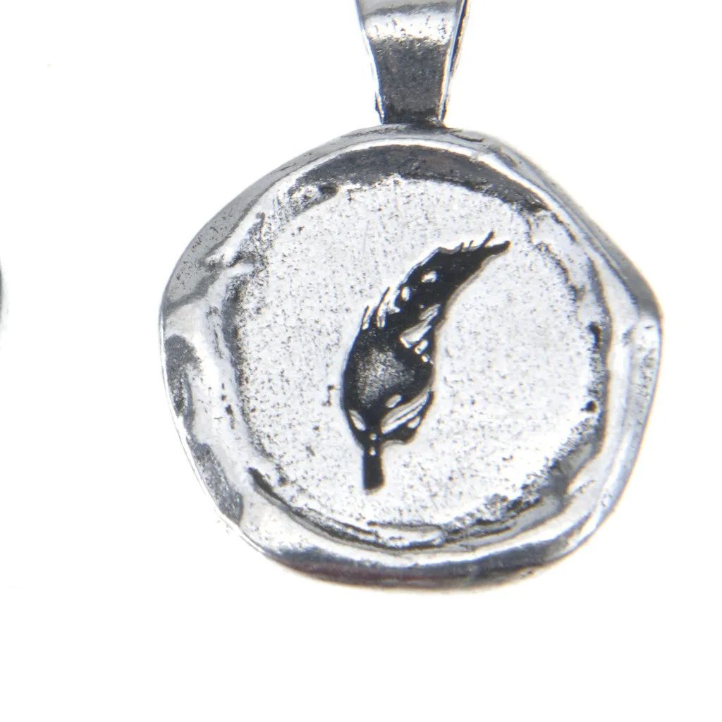 Acai Seeds of Life Bracelet with Wax Seal - Gray Beads