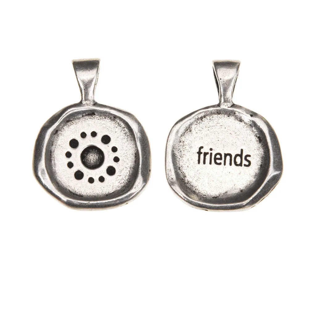Acai Seeds of Life Bracelet with Wax Seal - Gray Beads