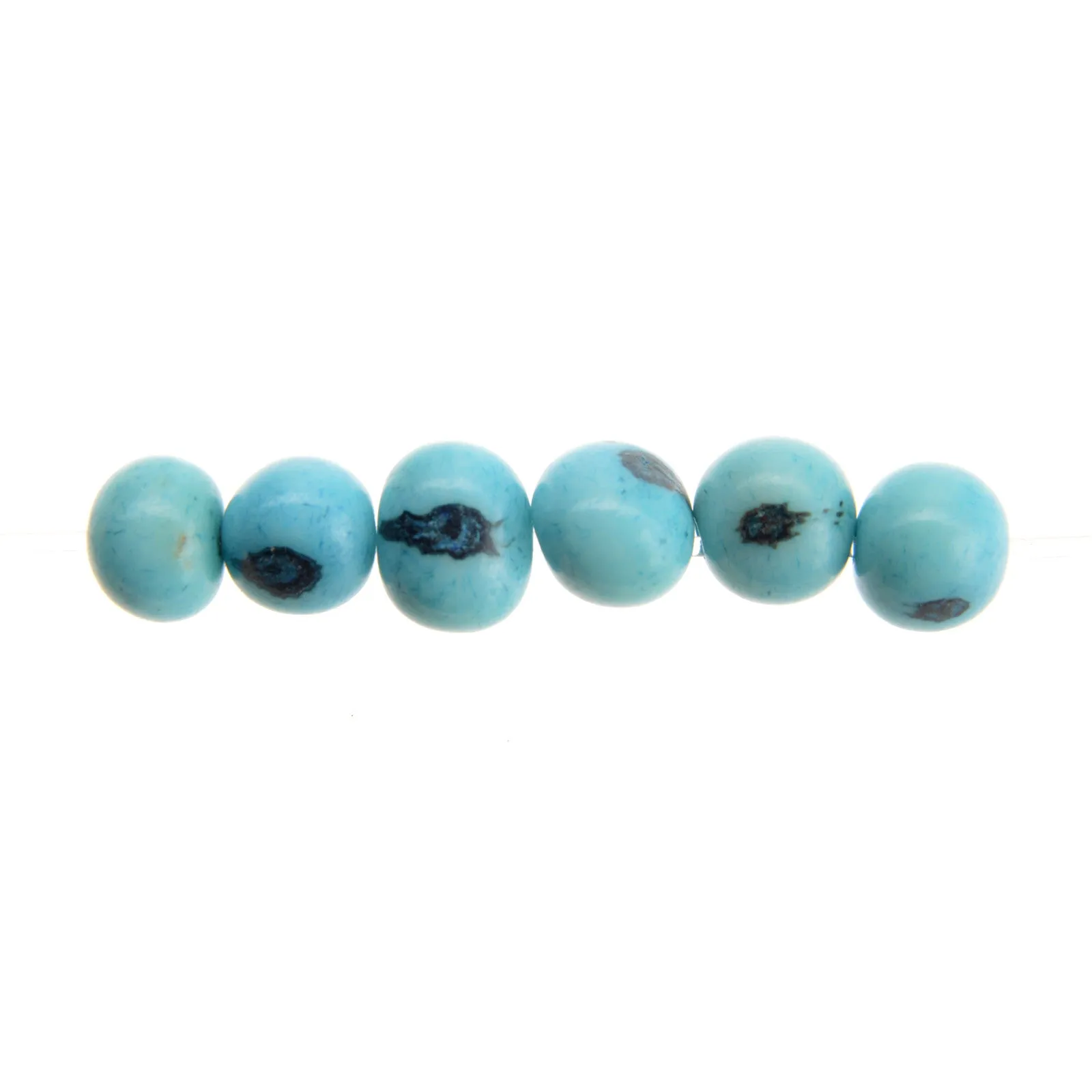 Acai Seeds Of Life Bracelet with Wax Seal - Turquoise Beads