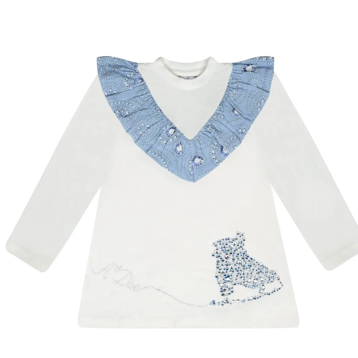 ADee PEARL White Ice Skate Legging Set W241501