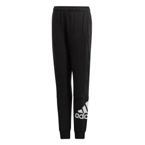 ADIDAS BOYS MH BOS PANTS BLACK/WHITE