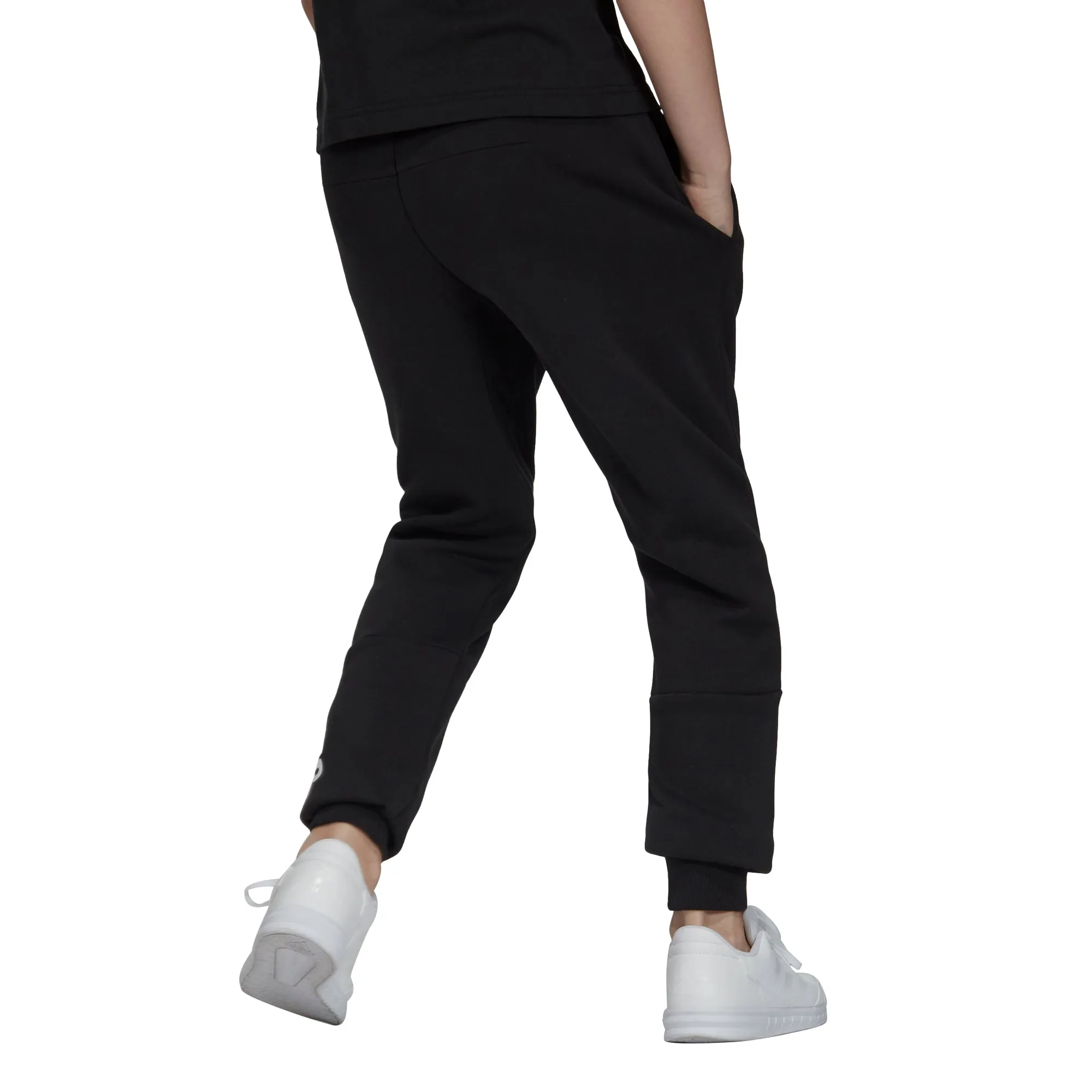 ADIDAS BOYS MH BOS PANTS BLACK/WHITE