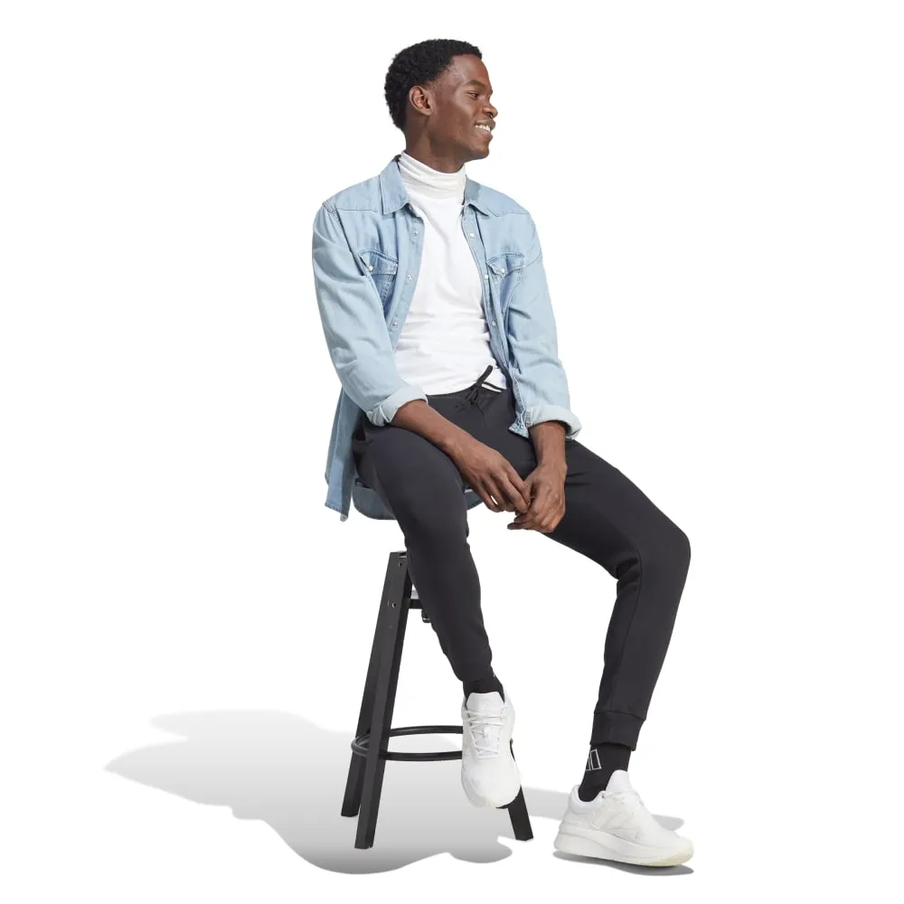 Adidas Mens Fleece Tapered Cuff Pants