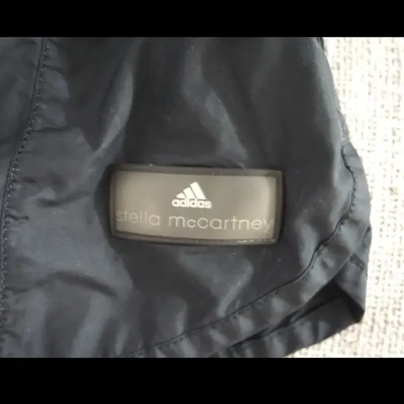 Adidas Stella McCartney Athletic Nylon Running Shorts 2.5&quot; Black Small