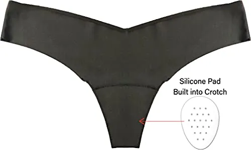 Alessandra B 2 Pack Camel Toe Cover Thong - M7711-2