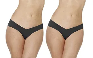 Alessandra B 2 Pack Camel Toe Cover Thong - M7711-2