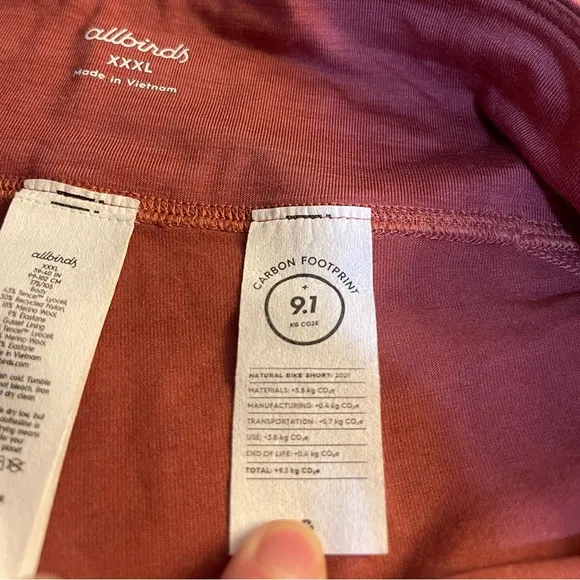 Allbirds Natural Bike Short with 7” Inseam