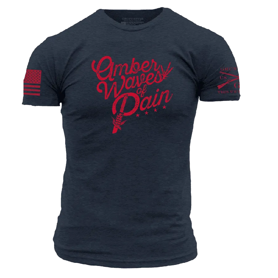 Amber Waves T-Shirt - Midnight Navy