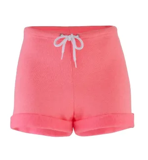 American Apparel Gym Shorts Neon Pink Heather Fleece