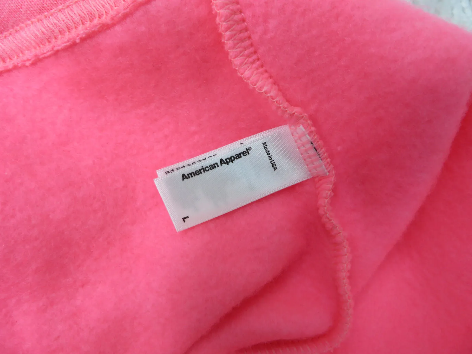 American Apparel Gym Shorts Neon Pink Heather Fleece