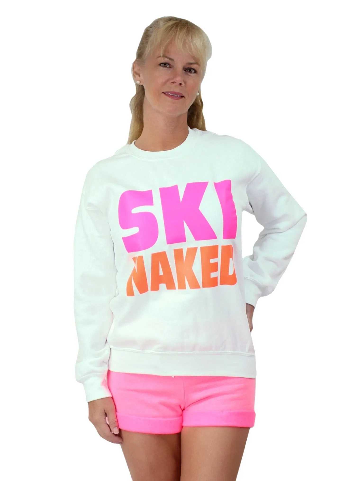 American Apparel Gym Shorts Neon Pink Heather Fleece