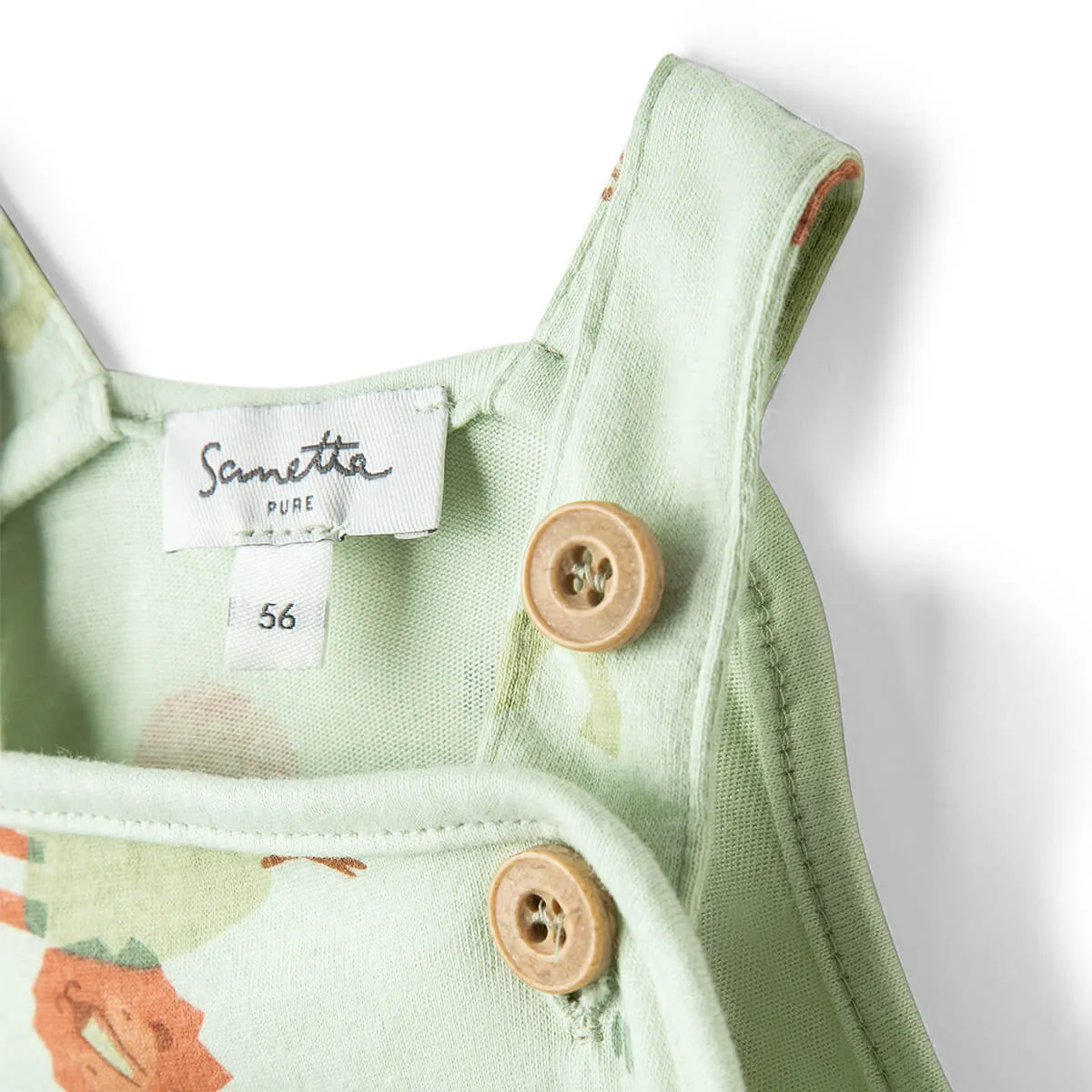 Baby Latzhose Kurz Löwe aus Bio Baumwolle GOTS