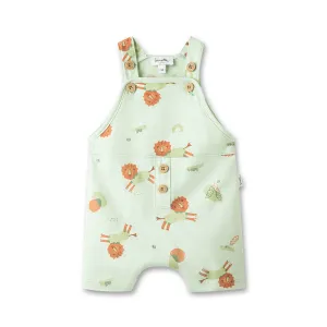 Baby Latzhose Kurz Löwe aus Bio Baumwolle GOTS