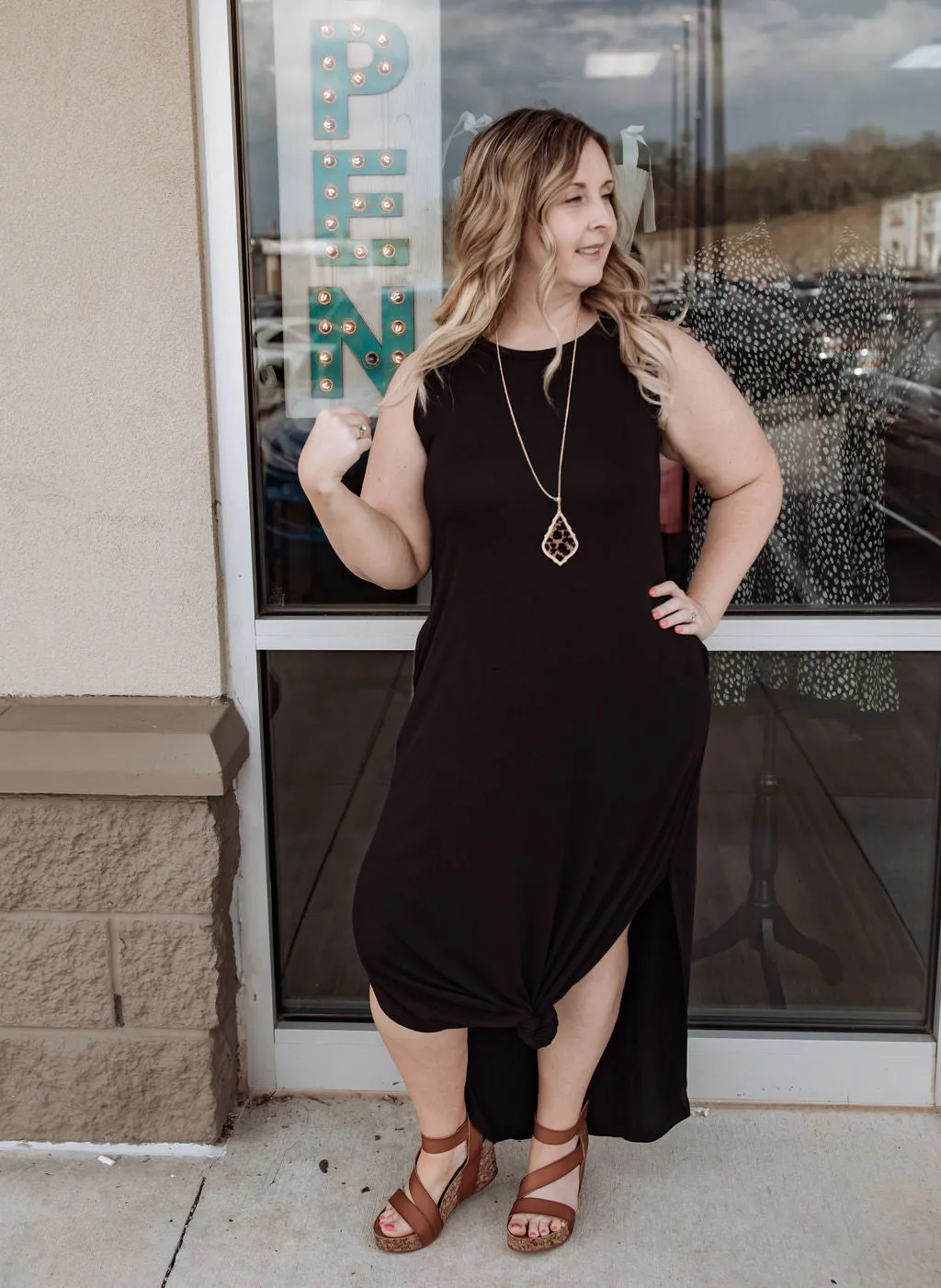 Back in Black Maxi Dress