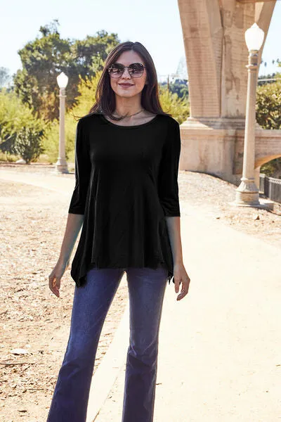 Basic Bae Round Neck Pocketed T-Shirt