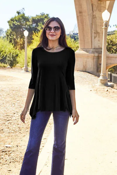 Basic Bae Round Neck Pocketed T-Shirt