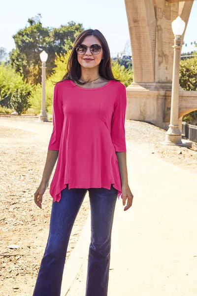 Basic Bae Round Neck Pocketed T-Shirt