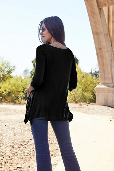 Basic Bae Round Neck Pocketed T-Shirt