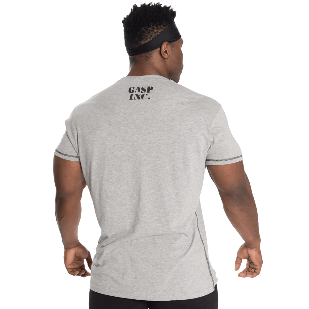 Basic Utility Tee - Grey Melange