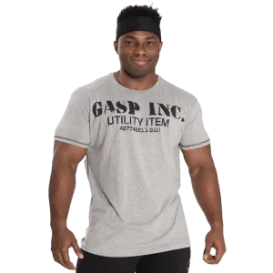 Basic Utility Tee - Grey Melange