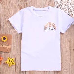 Be Kind Rainbow Graphic Kid's T-shirt