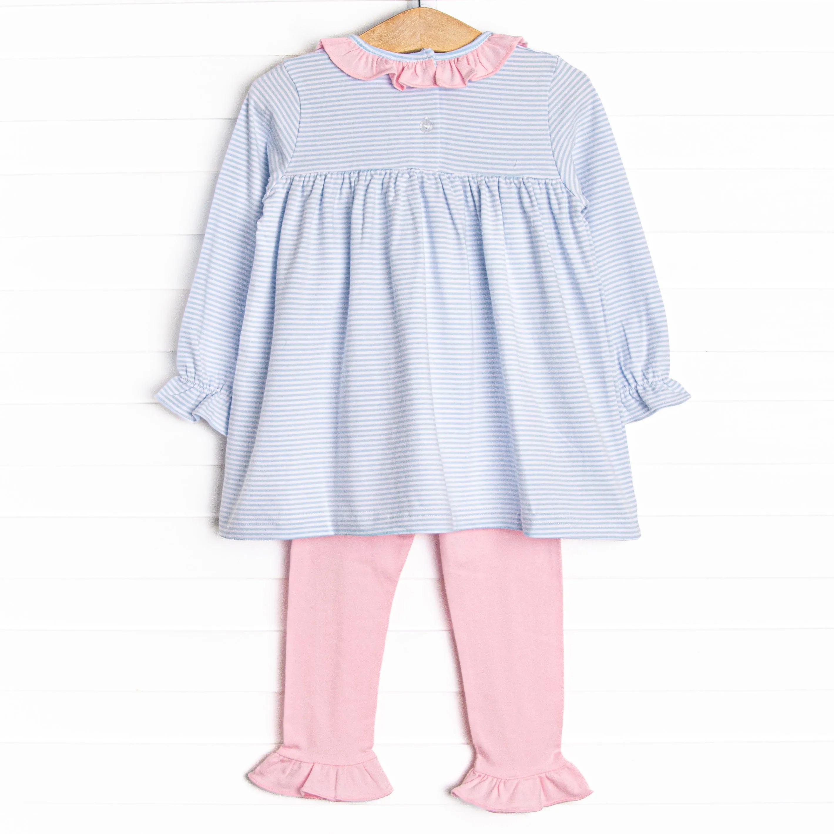 Best of Both Worlds Ruffle Legging Set, Blue