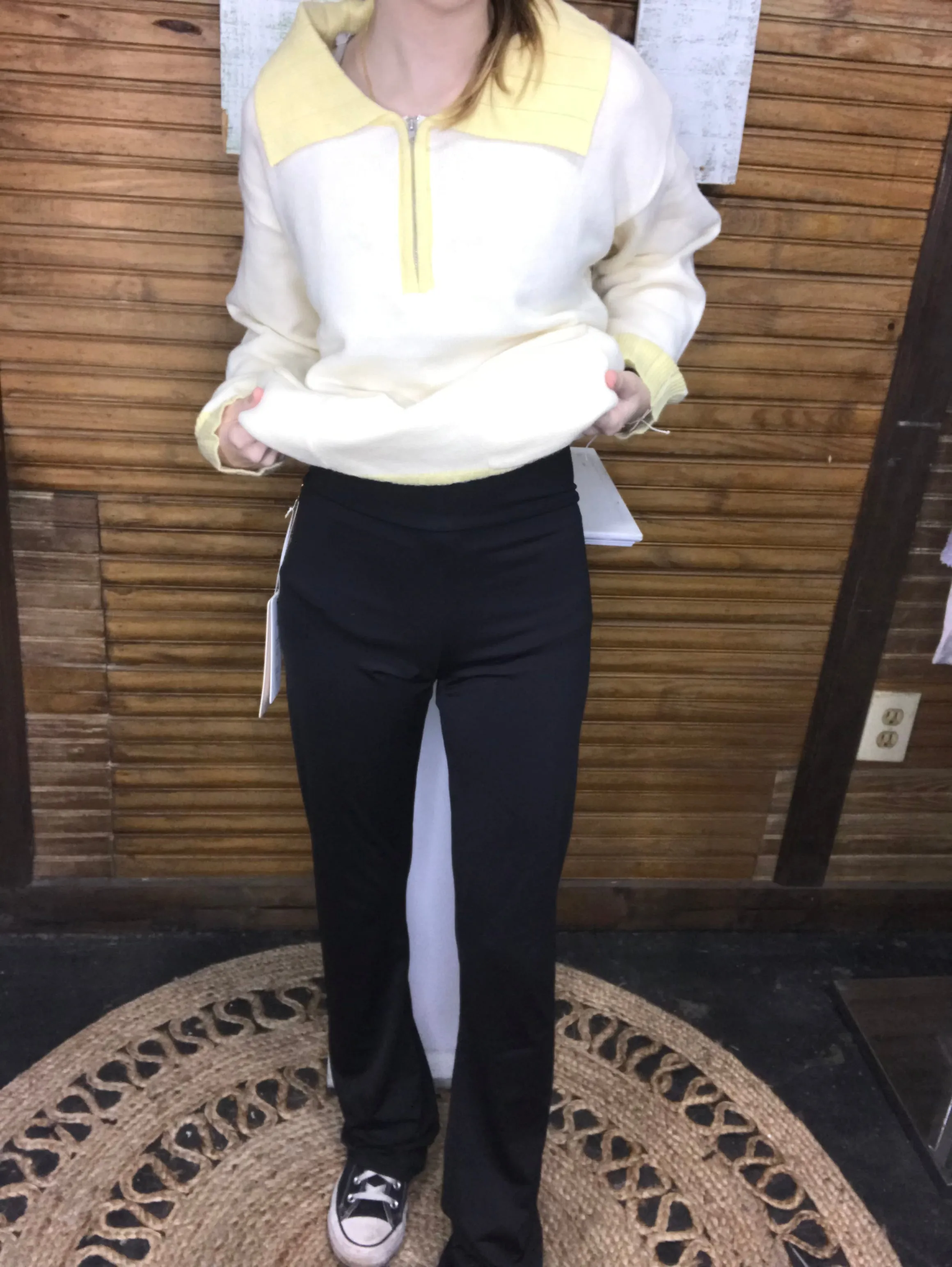 Black Boot Cut Yoga Pants