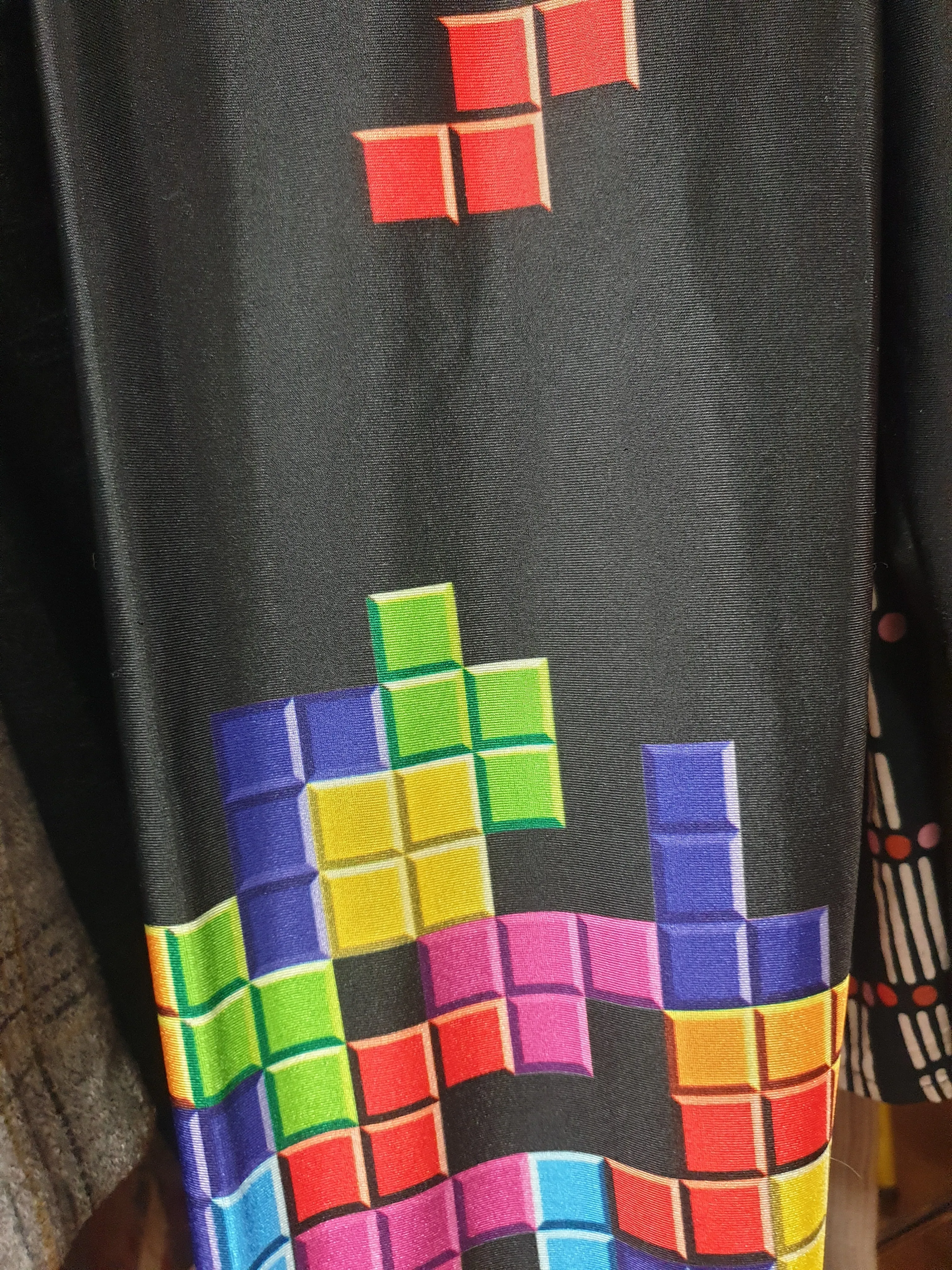 BlackMilk tetris print yoga / active pants size S