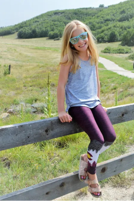 Burgundy Native Kids Pants