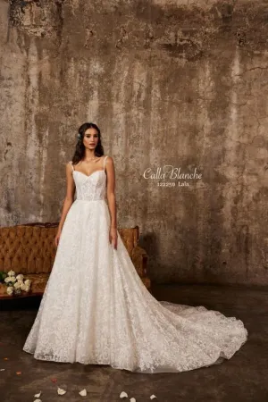 Calla Blanche Size 14 122250 Lala Ivory Gown