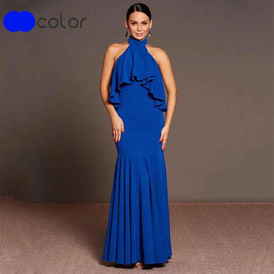 Chi Chi Halter Mermaid Dress