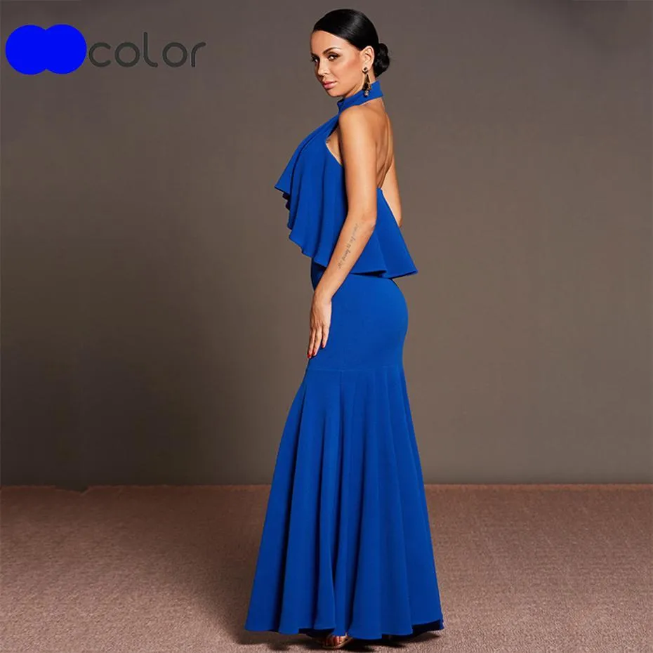 Chi Chi Halter Mermaid Dress