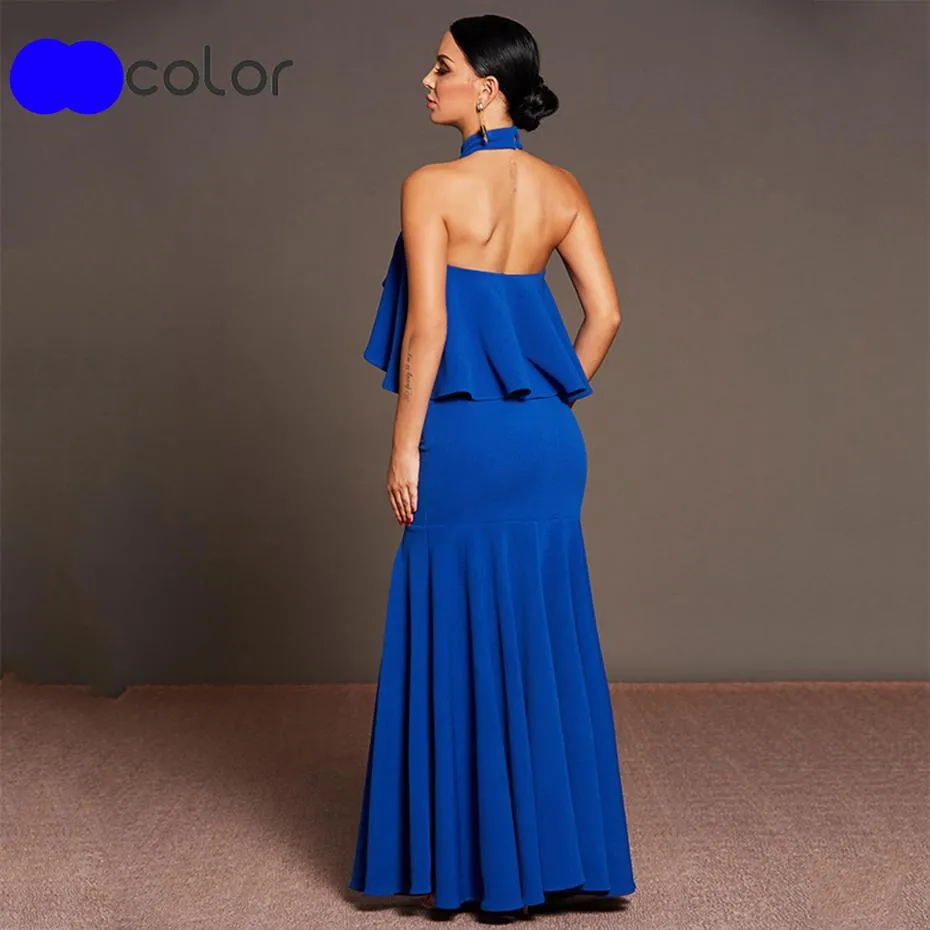 Chi Chi Halter Mermaid Dress