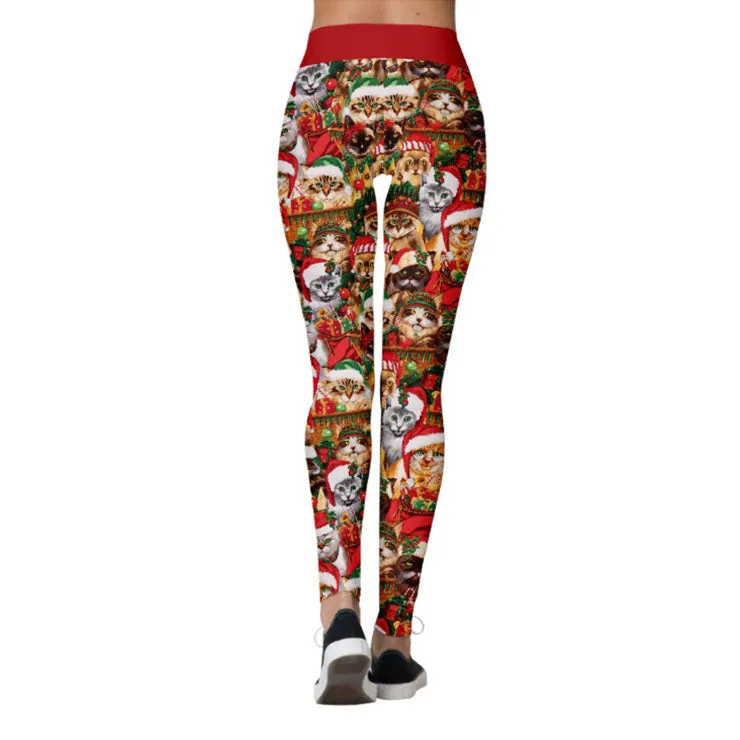 Christmas Cats Leggings