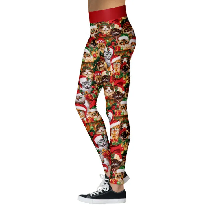 Christmas Cats Leggings