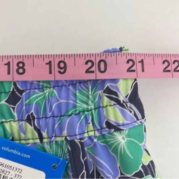 Columbia Bogata Bay Stretch Printed Shorts Key West Lakeshore Flora XL or XXL