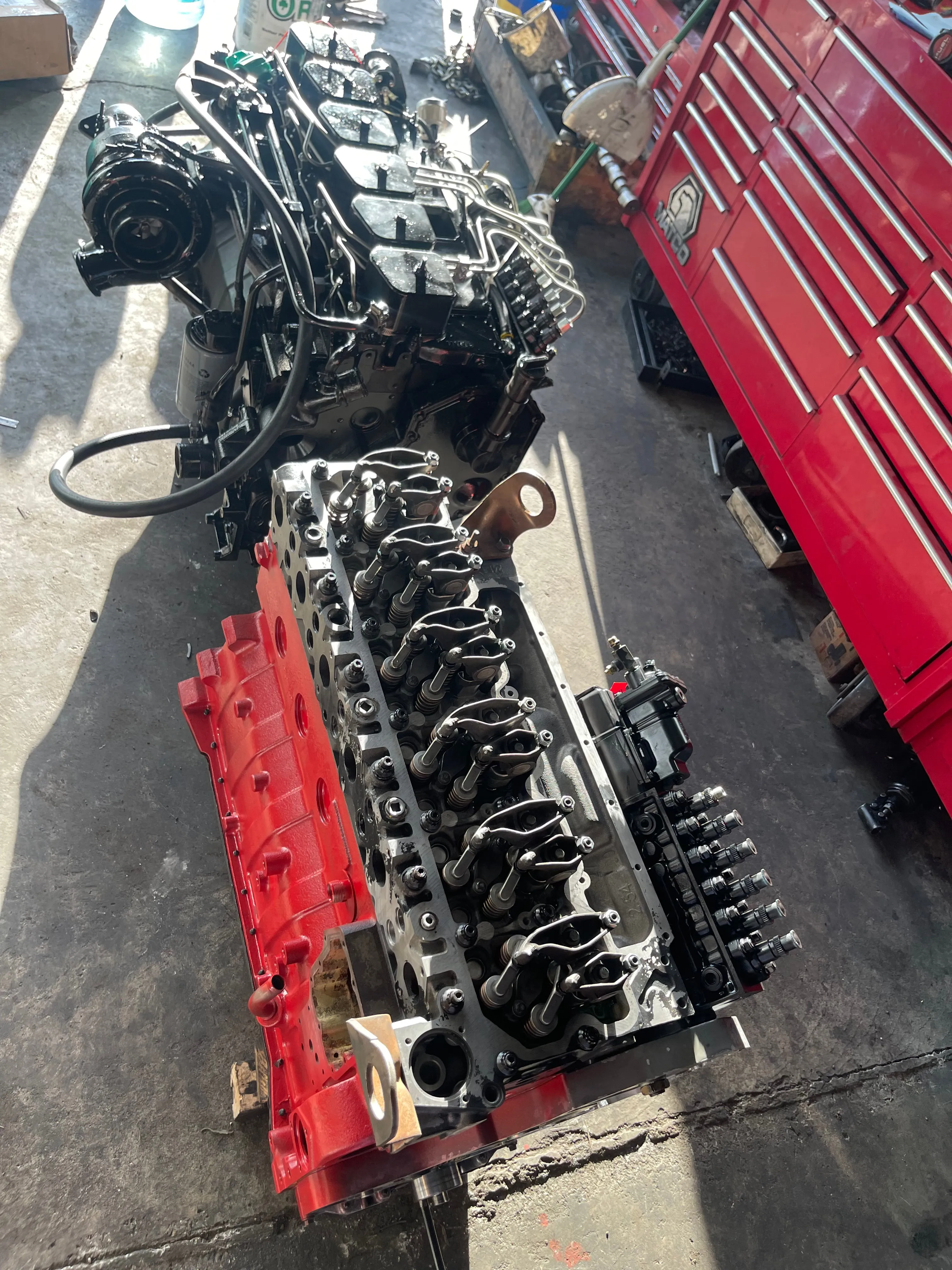 Complete drop in 12 valve Cummins engine