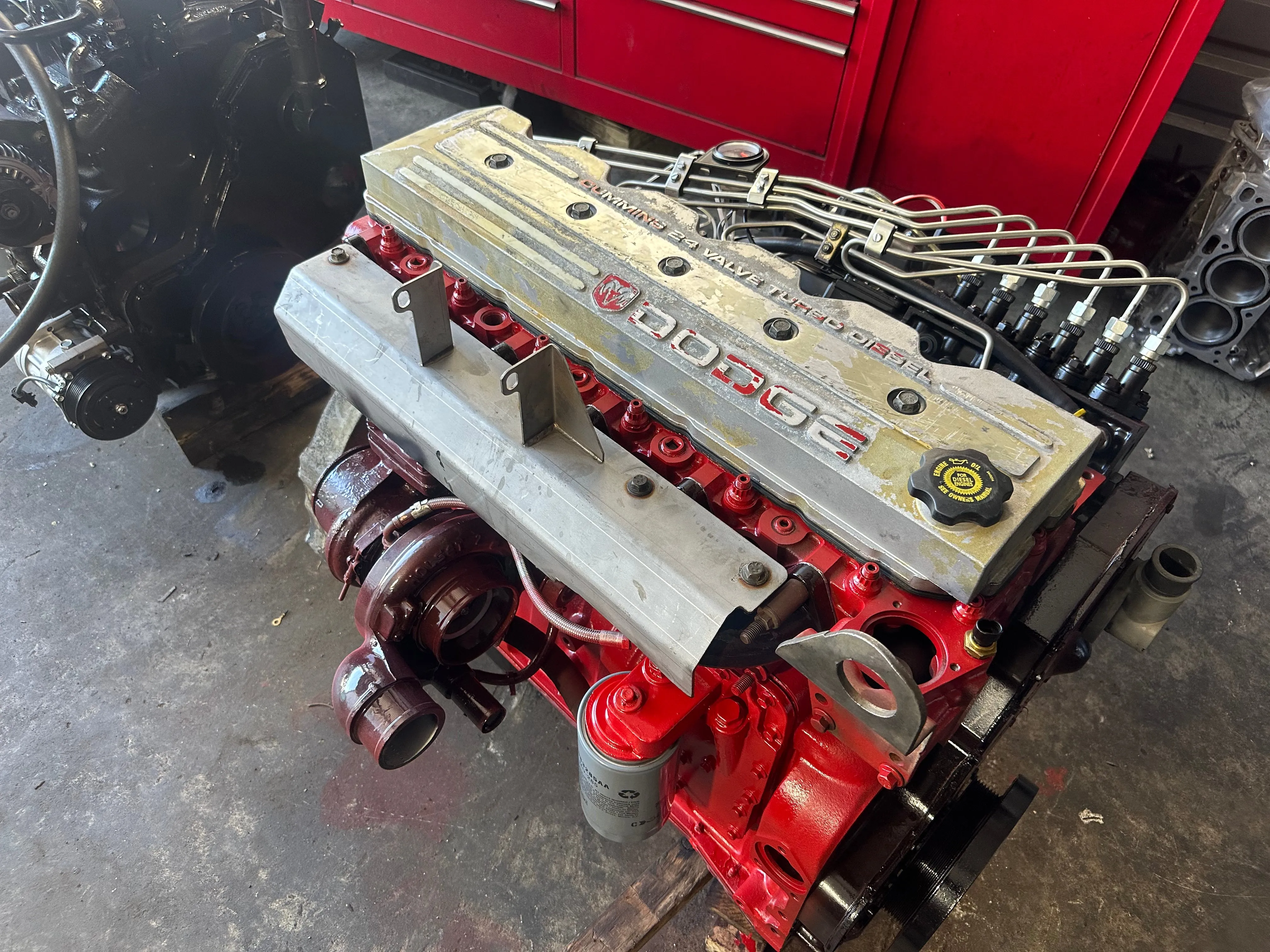 Complete drop in 12 valve Cummins engine