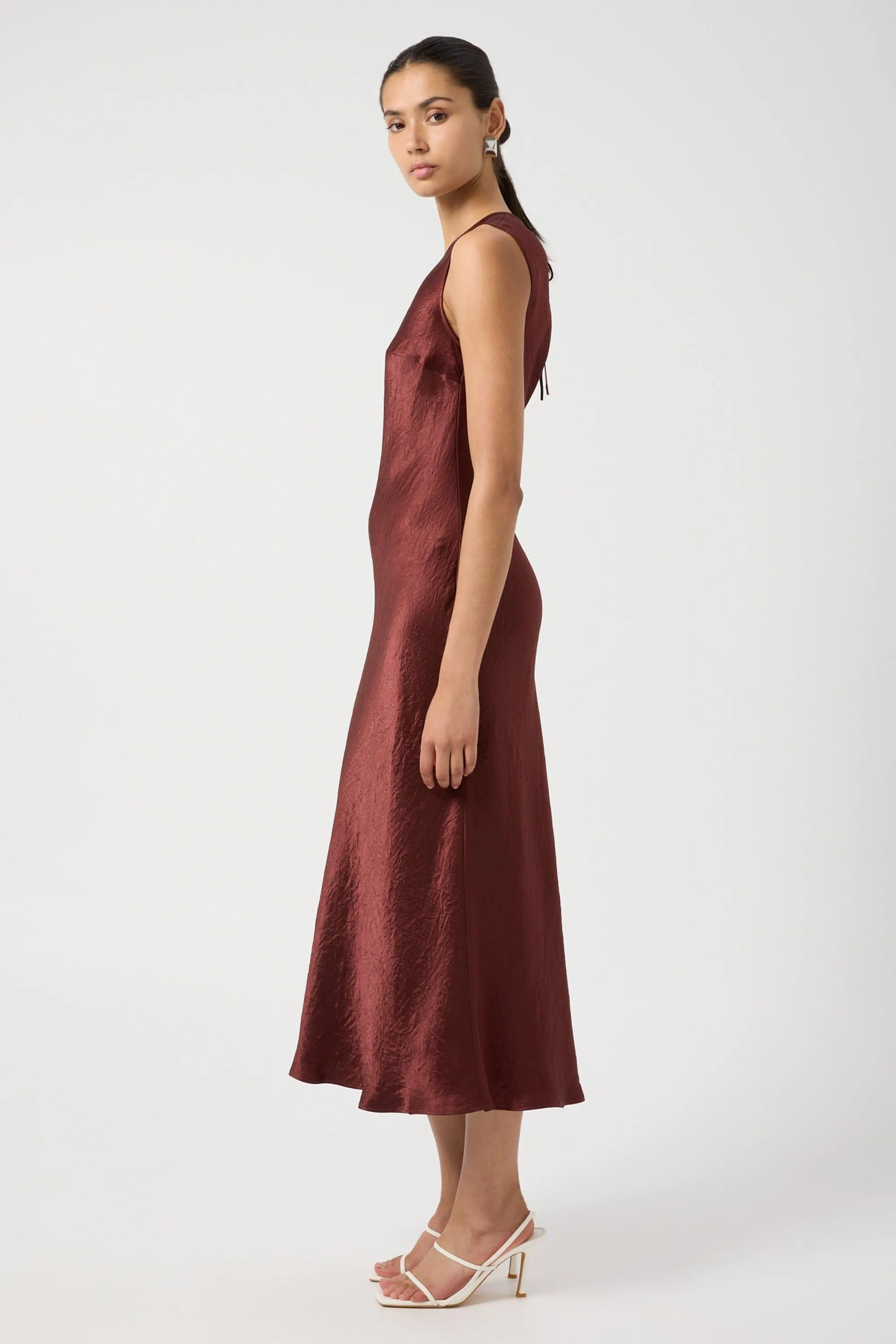 CRUSH BIAS MAXI TANK DRESS | SHIRAZ