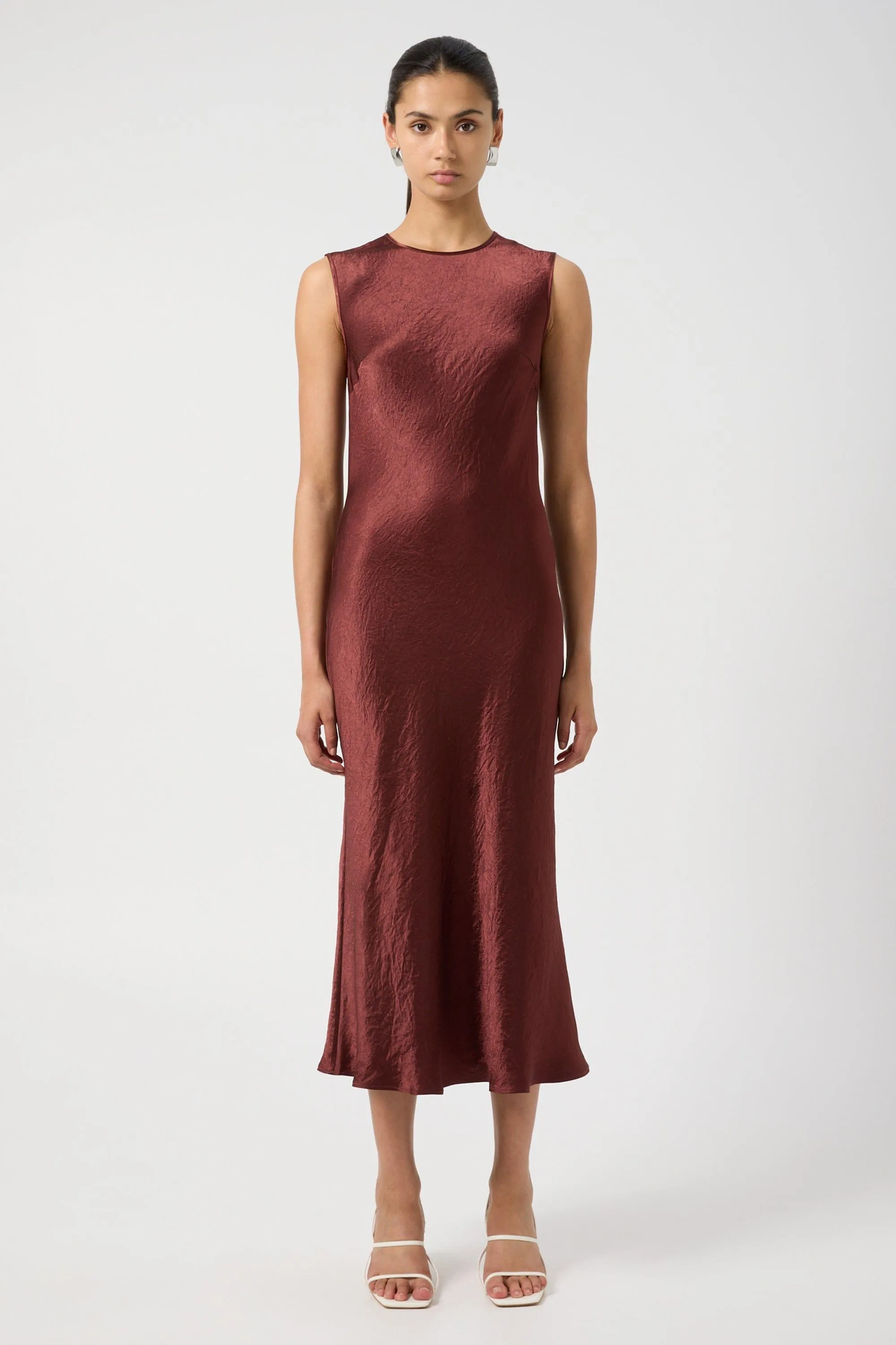 CRUSH BIAS MAXI TANK DRESS | SHIRAZ