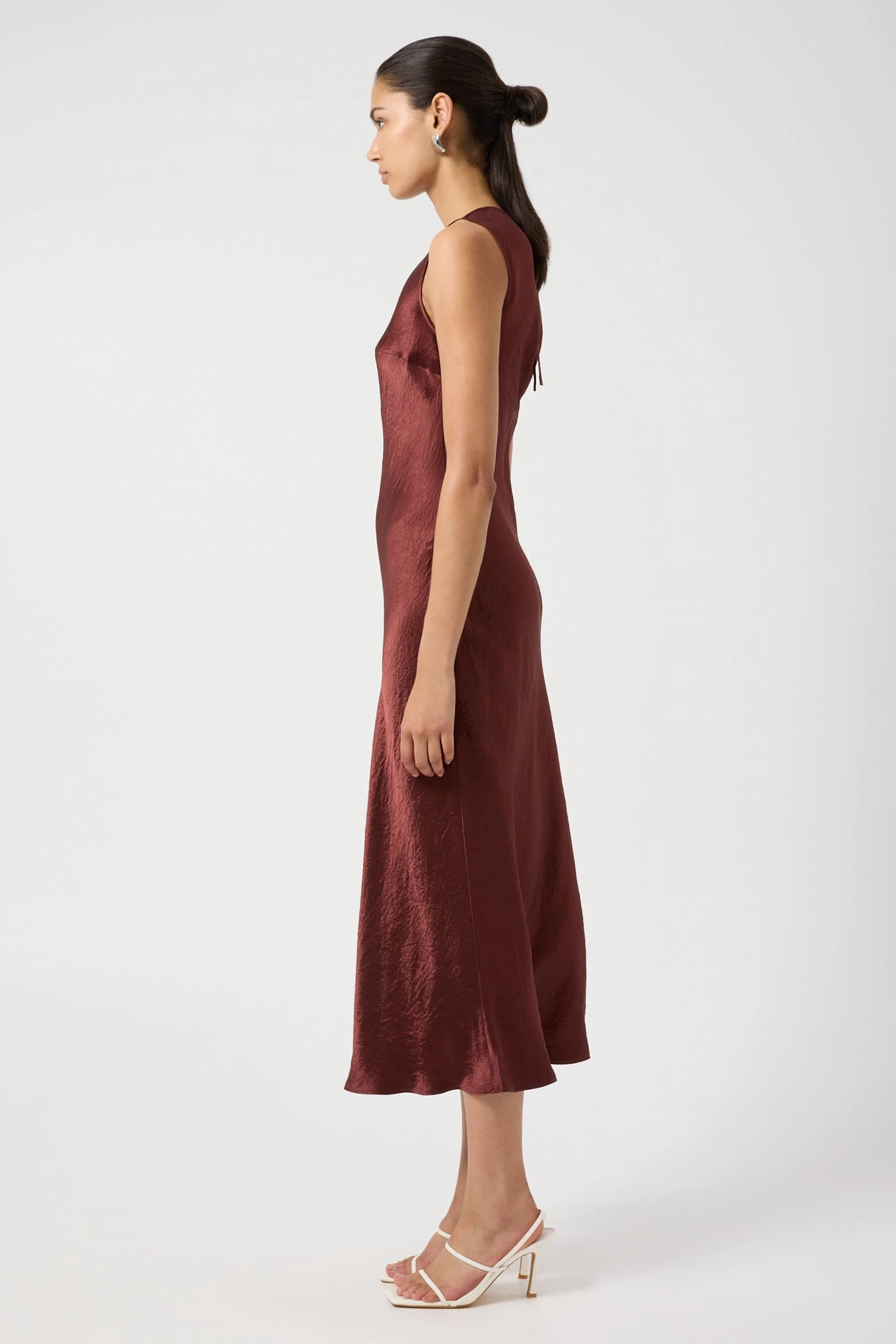 CRUSH BIAS MAXI TANK DRESS | SHIRAZ