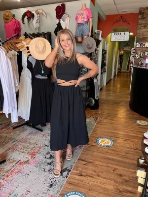 Cut Out Midi Dress